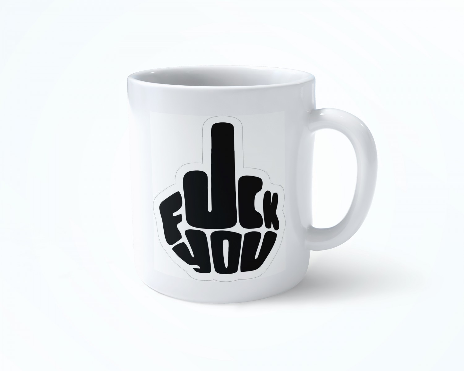 FUCK YOU 2 YÖNLÜ SERAMİK KUPA BARDAK