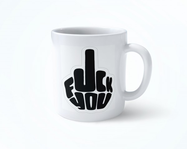 FUCK YOU 2 YÖNLÜ SERAMİK KUPA BARDAK