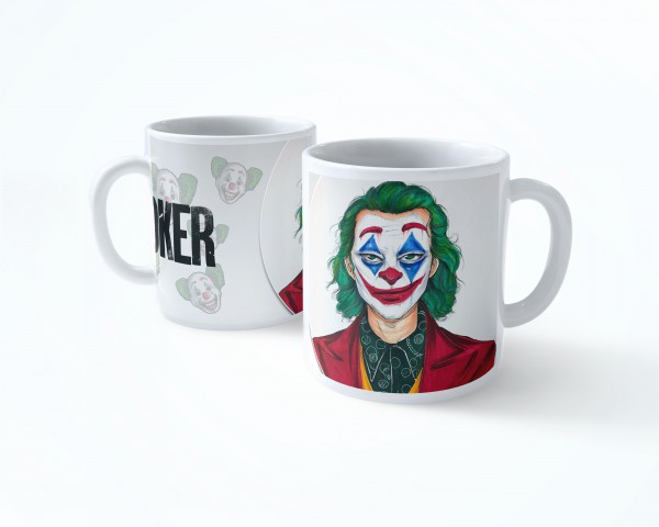 DC COMİCS THE JOKER KLASİK  BEYAZ RENKLİ SERAMİK KUPA BARDAK