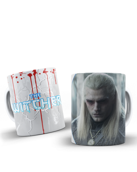 THE WITCHER 5 KLASİK  BEYAZ RENKLİ SERAMİK KUPA BARDAK