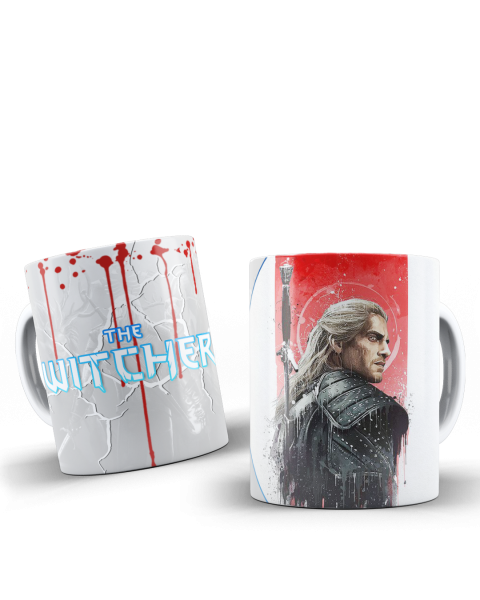 THE WITCHER 1 KLASİK BEYAZ RENKLİ SERAMİK KUPA BARDAK